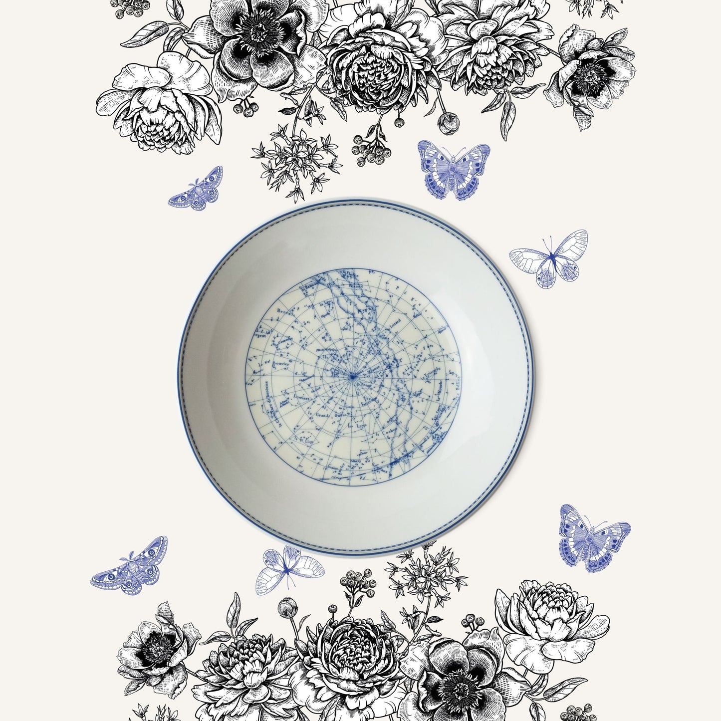 Constellation Shallow Bowl 9"
