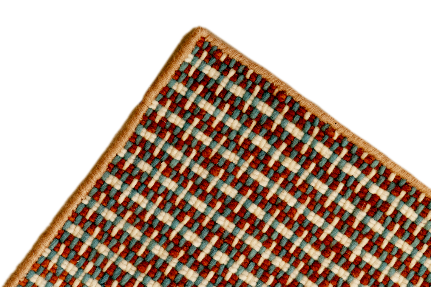 Handwoven Flatweave Wool Rug