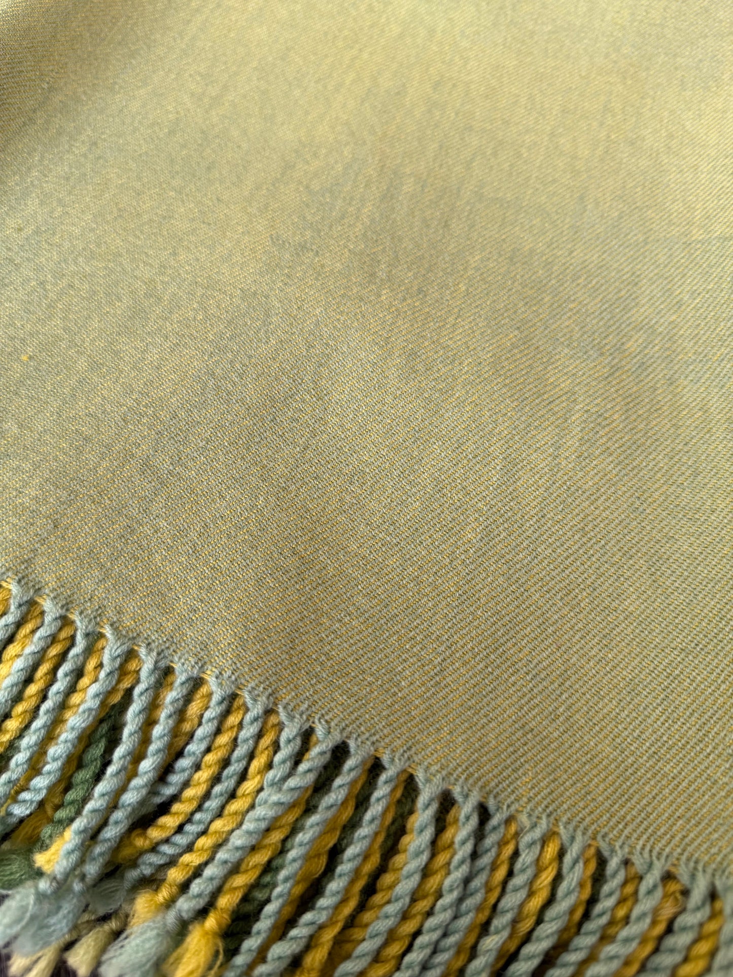 Handwoven Merino Wool Throw 48 × 76 In