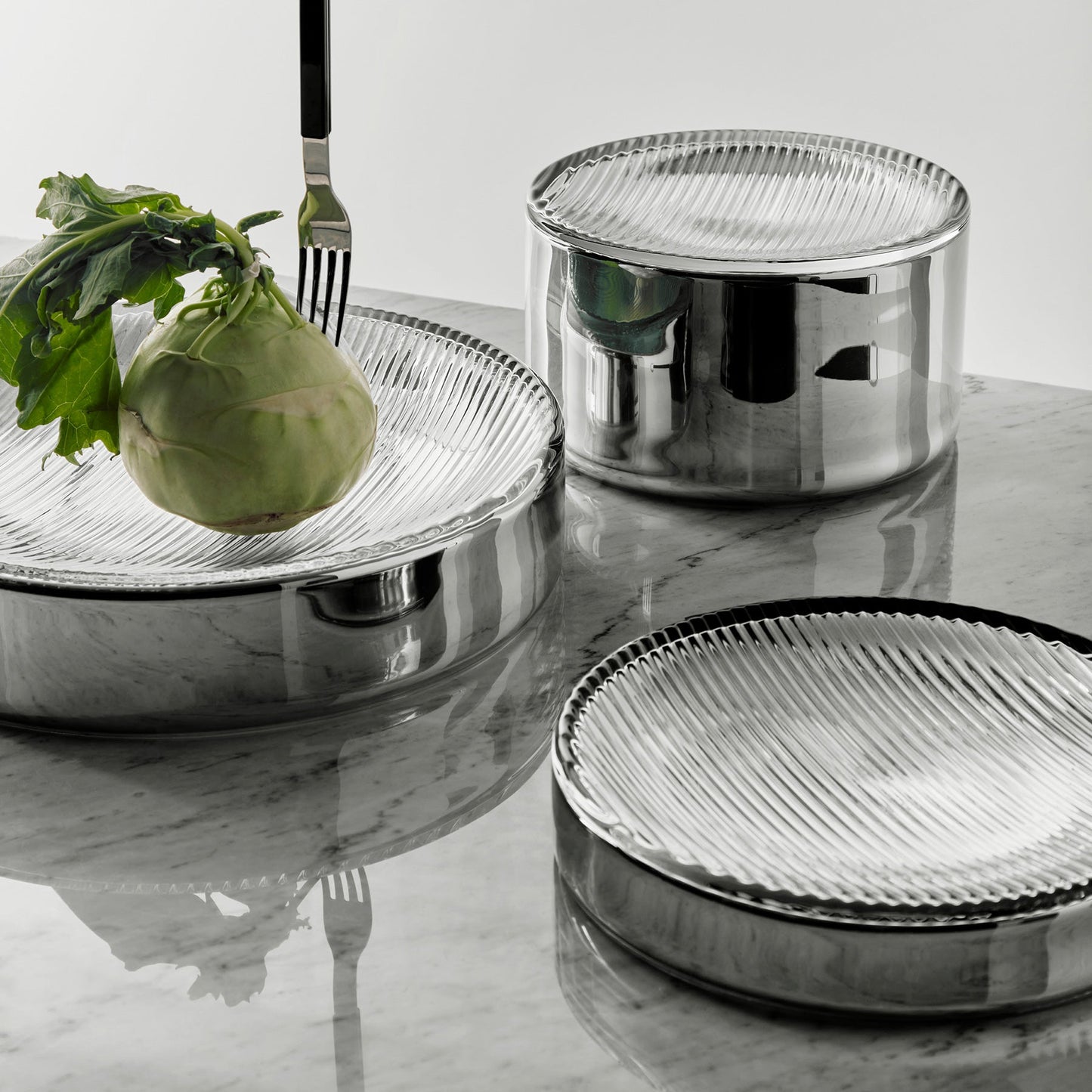 Array Dish Silver Large