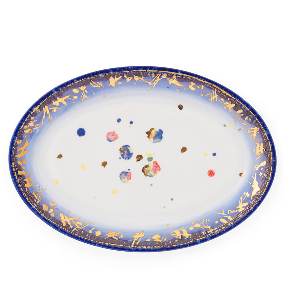 Apollo Bianco Oval Rim Platter