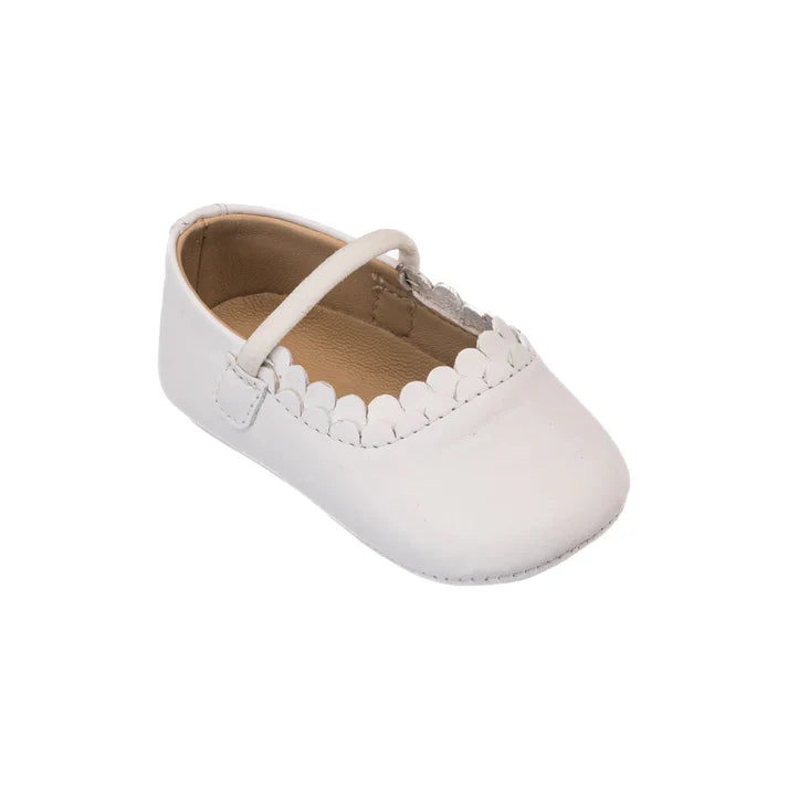 Ava Baby Ballet Flats in White