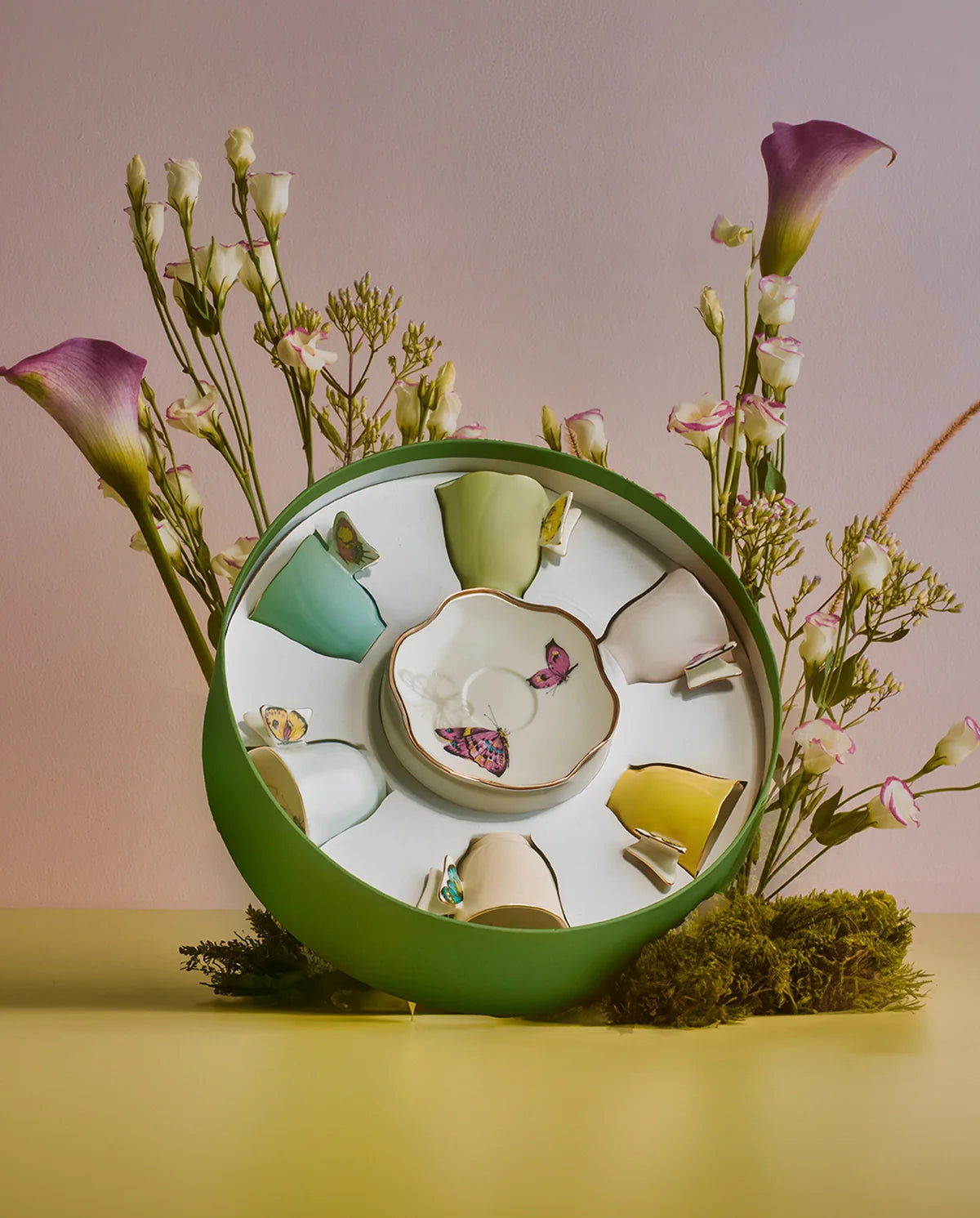 Espresso Cup and Saucer Borboleta (6)