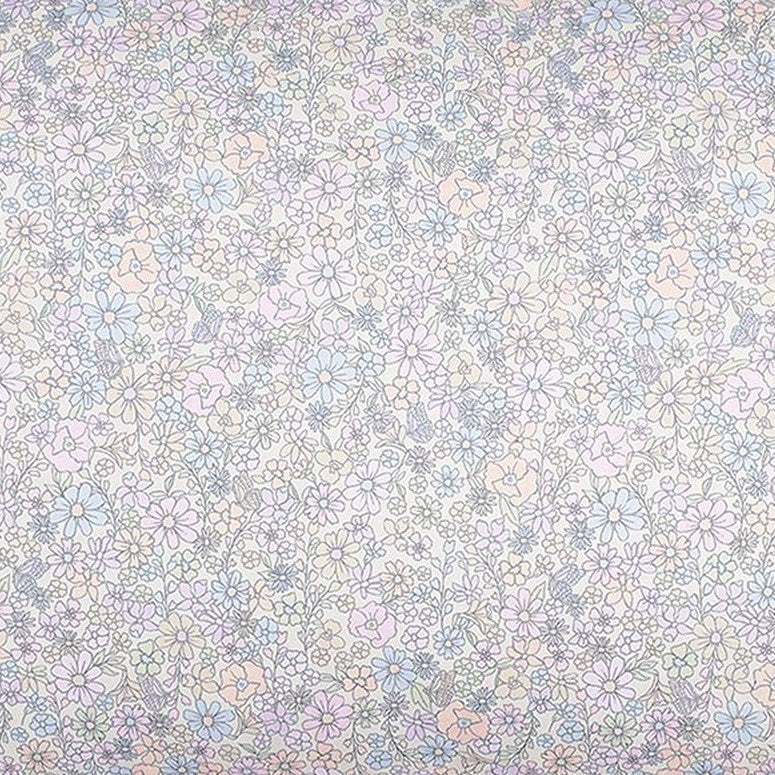 Enchanted Wildflowers Crib Sheet - Ivory