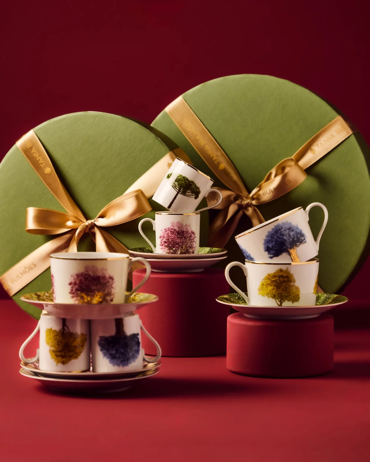 Tea Cup and Saucer Arvores do Brasil (4)
