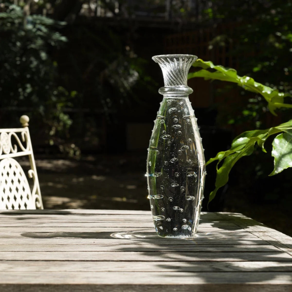 Clear Pom Glass Carafe- Set of 2
