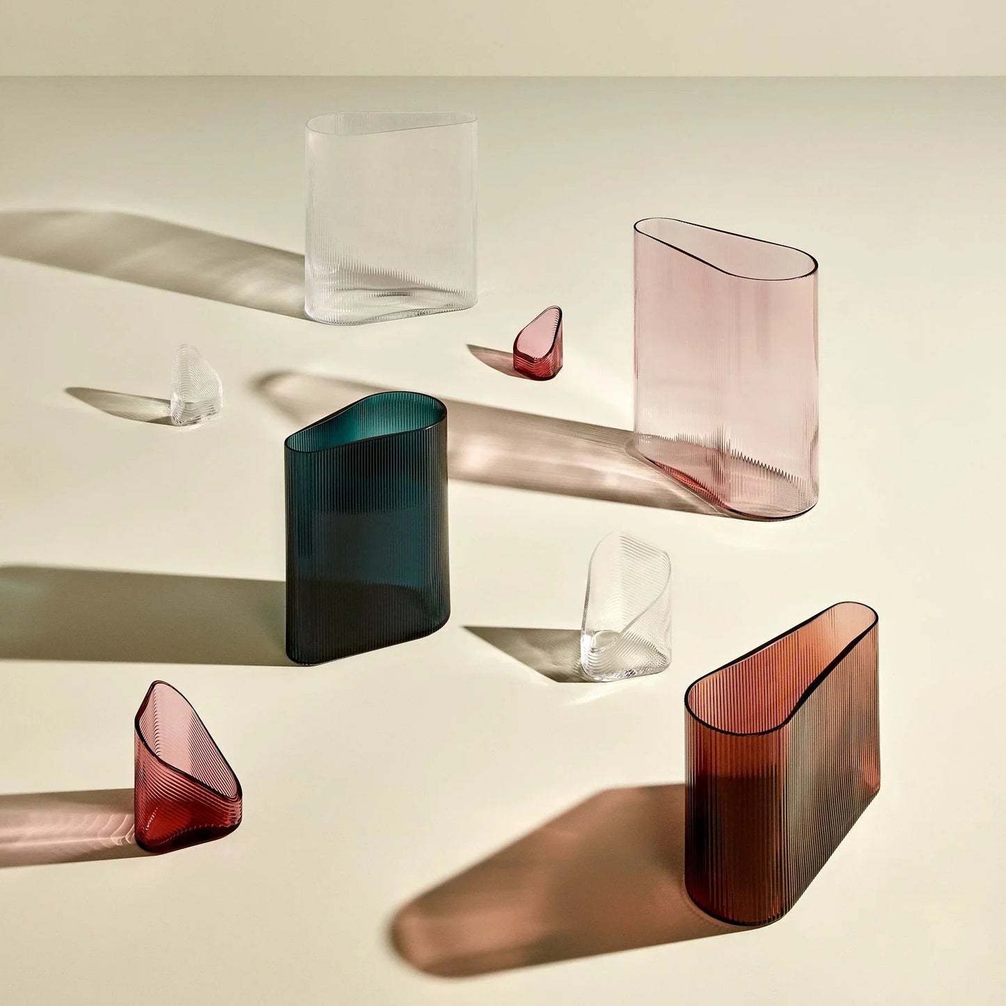 Mist Vase Short Dusty Rose