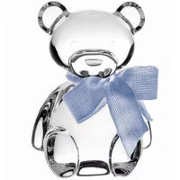 Vista Alegre Crystal Teddy Bear- Blue
