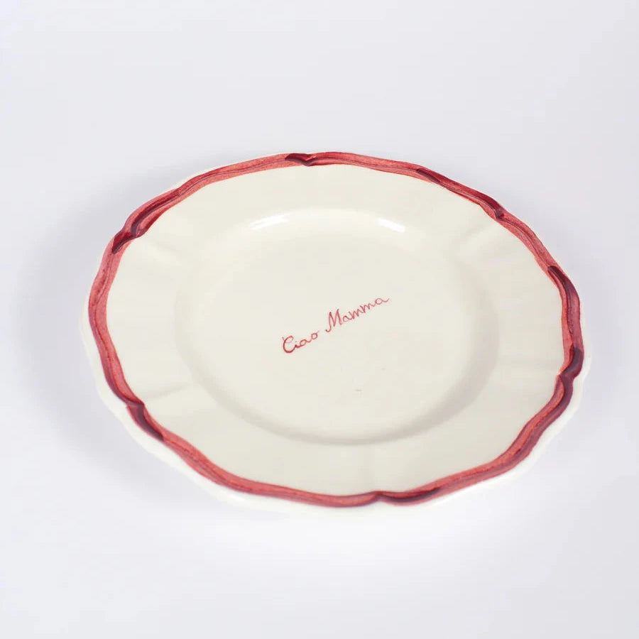 "Ciao Mamma" Fil Rouge Plate