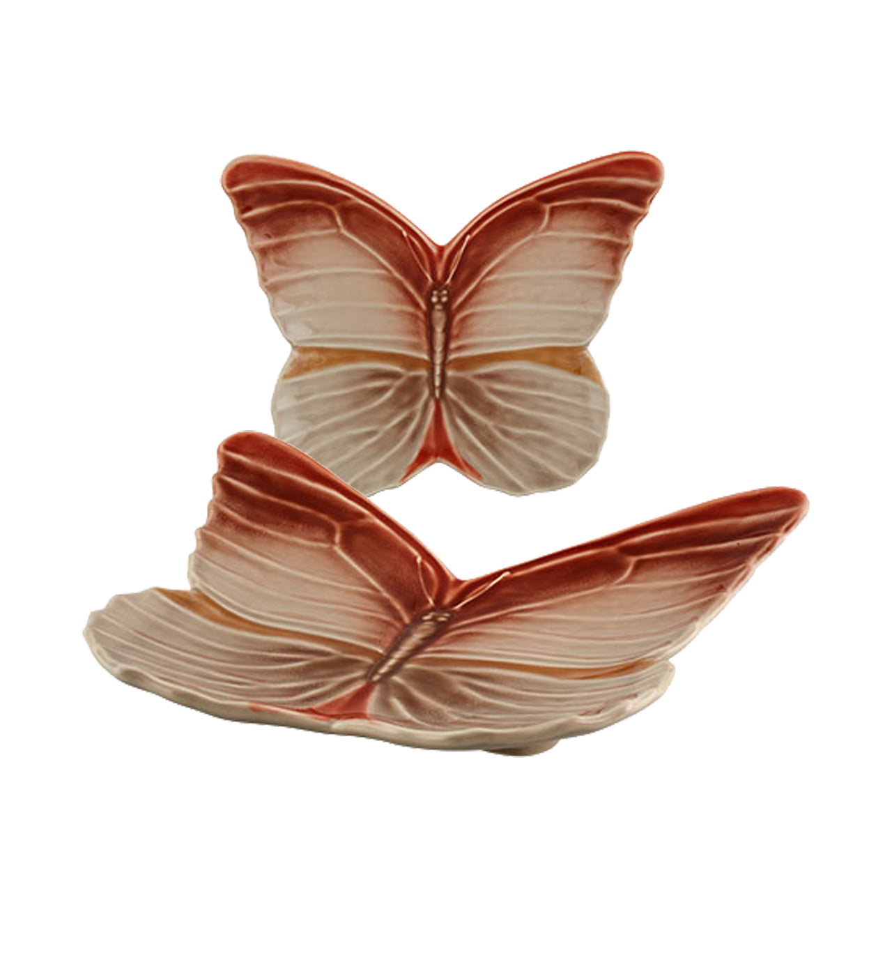 Bordallo Pinheiro Cloudy Butterflies By Cláudia Schiffer – Dessert Plate 31 cm x 25 cm / 12" x 9", set of 4
