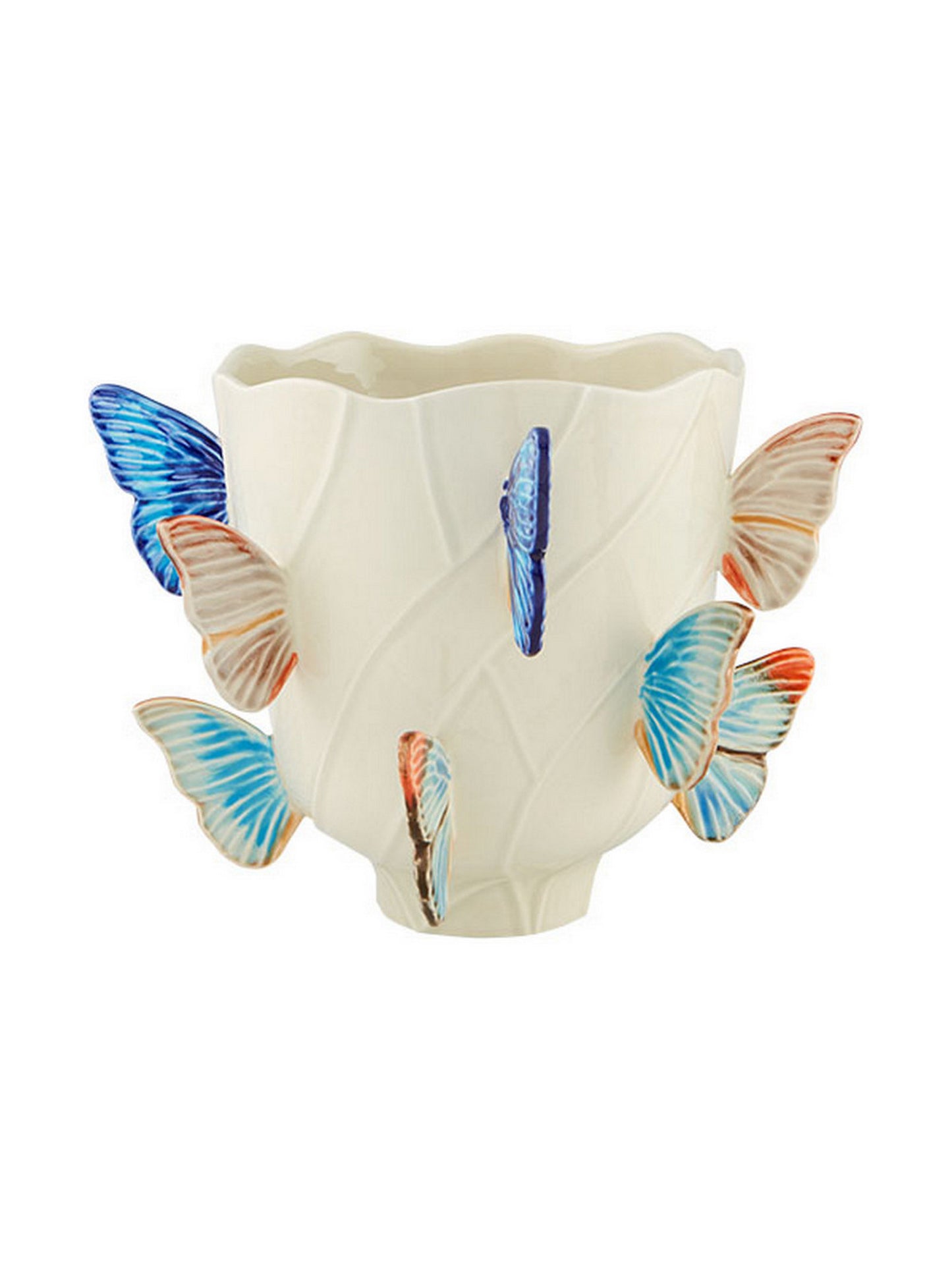 Bordallo Pinheiro Cloudy Butterflies By Cláudia Schiffer – Small Vase 24 cm/ 9"