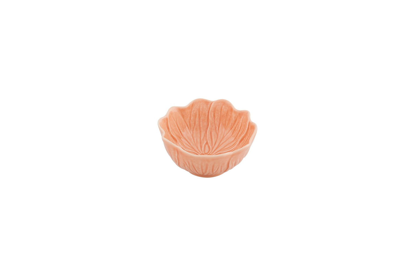 Bordallo Pinheiro Flora – Flora Small Bowls - Mixed S4 (Coral, Light Pink, Blue & Yellow)