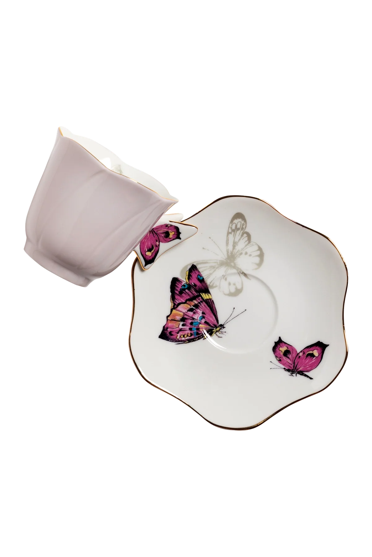 Tea Cup and Saucer Borboleta (4)