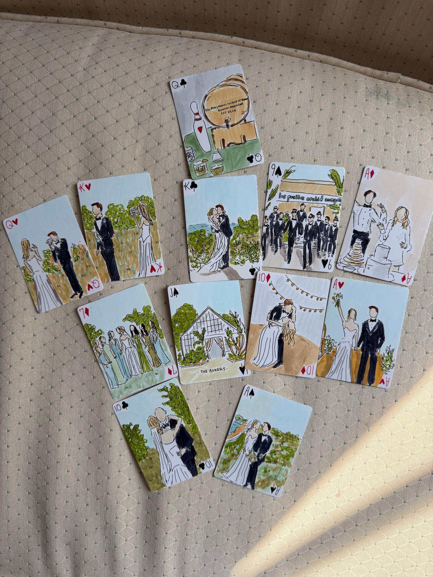 12 CUSTOM PLAYING CARDS