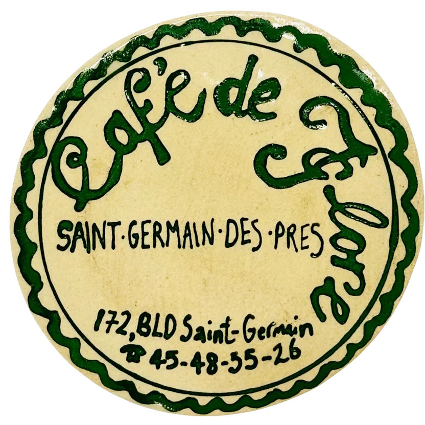 Cafe De Flore Coasters- Set of 6