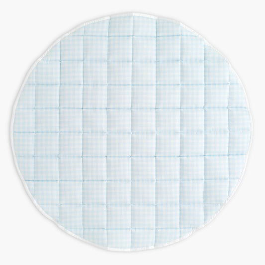 Picnic Gingham Play Mat - Blue