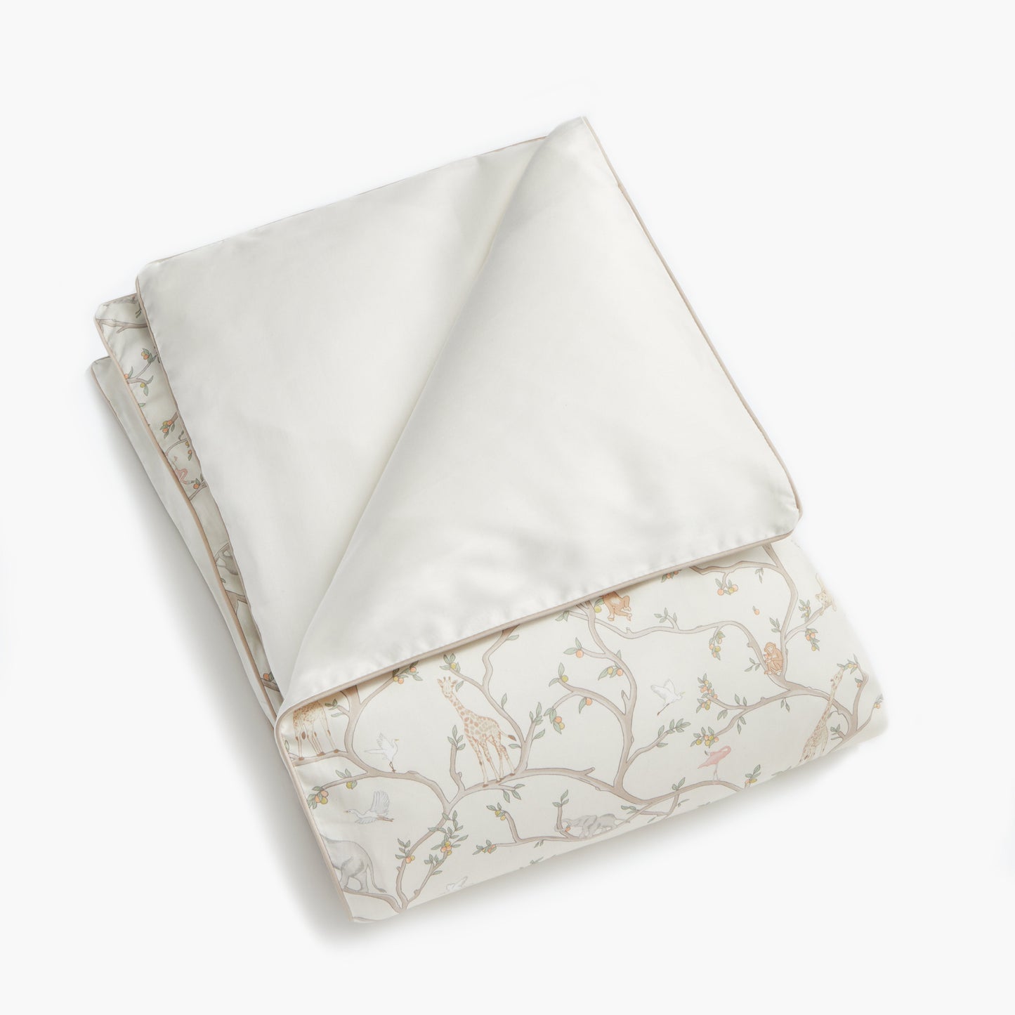 Animal Parade Baby Duvet - Ivory