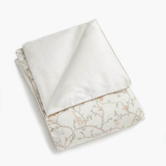 Animal Parade Baby Duvet - Ivory
