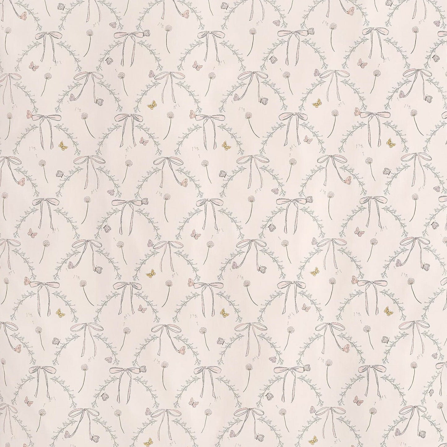 Bows & Butterfly Kisses Baby Duvet - Pink