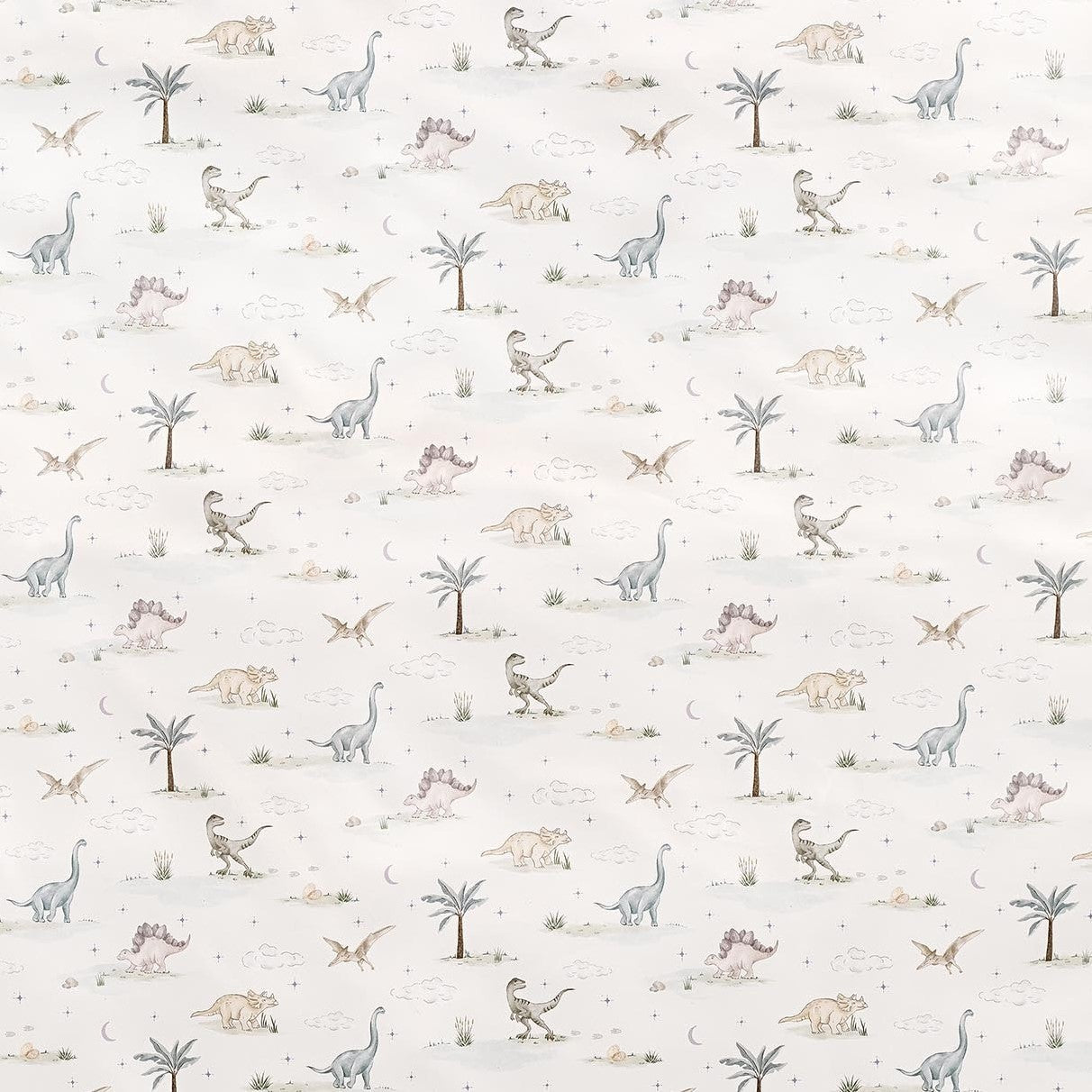 Dino Dreams Toddler Pillow - Sage