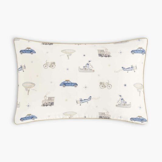 Transit Treasures Pillow - Blue