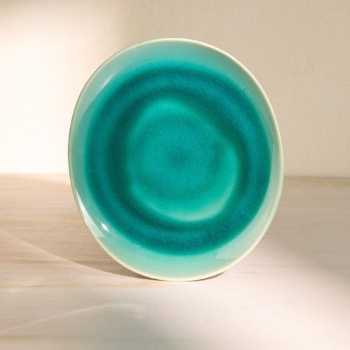 Midori Ceramic Dinner Plate 11.5x10x0.7 Inches