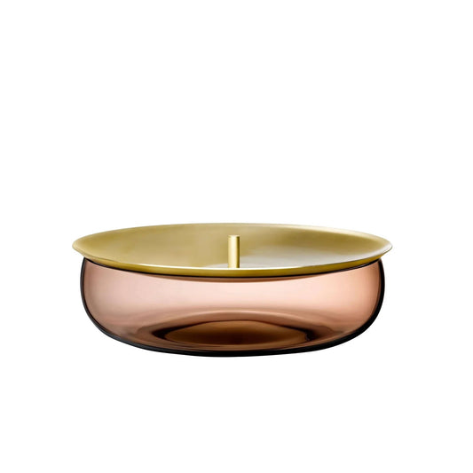 Beret Storage Box Medium with Brass Lid