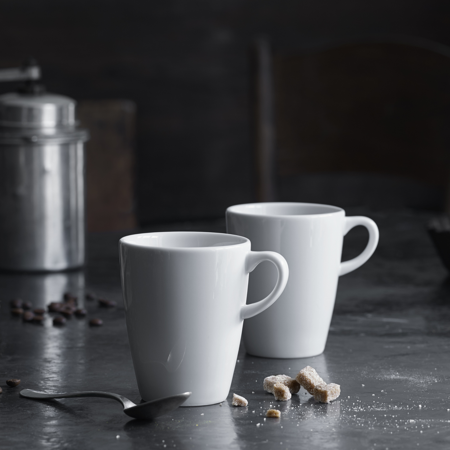 Eden Cups & Saucers, Sets of 4