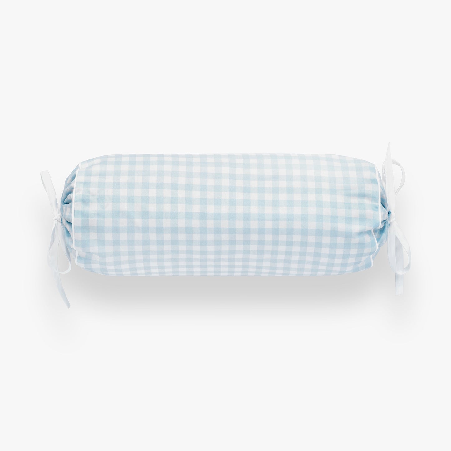 Picnic Gingham Bolster Pillow - Blue