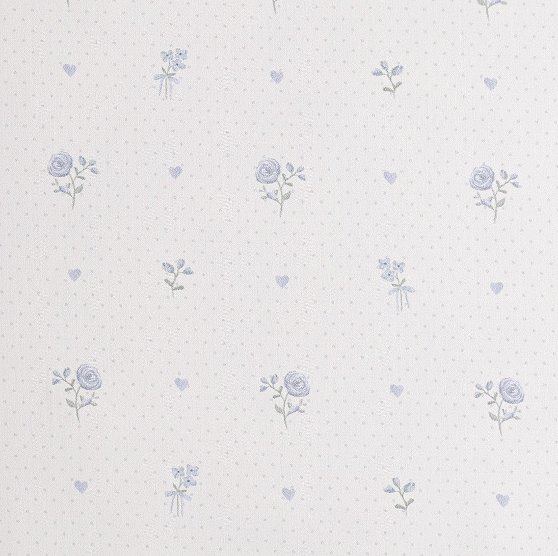 Ditsy Floral Toddler Pillow - Blue