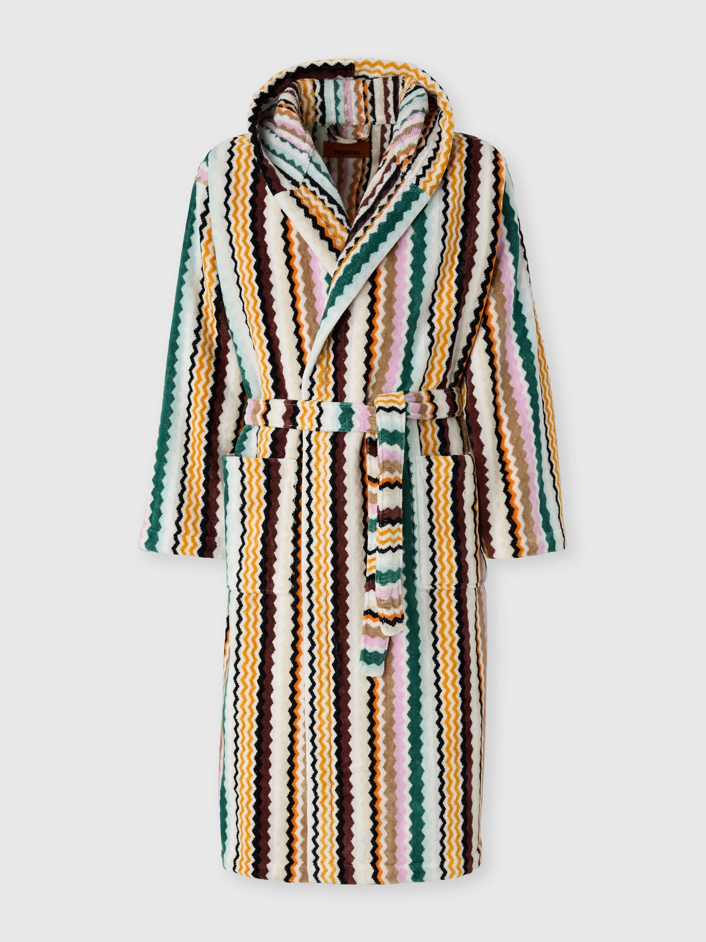 Aura Hooded Cotton Terry Bathrobe