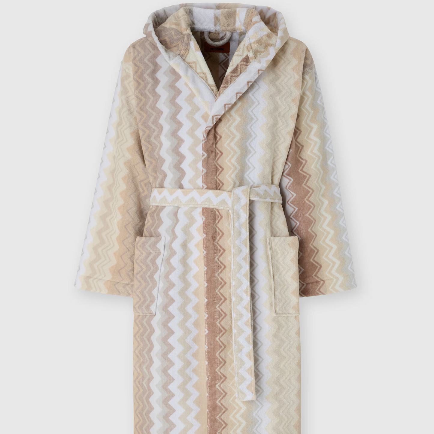 Giacomo Hooded Bathrobe- Neutral