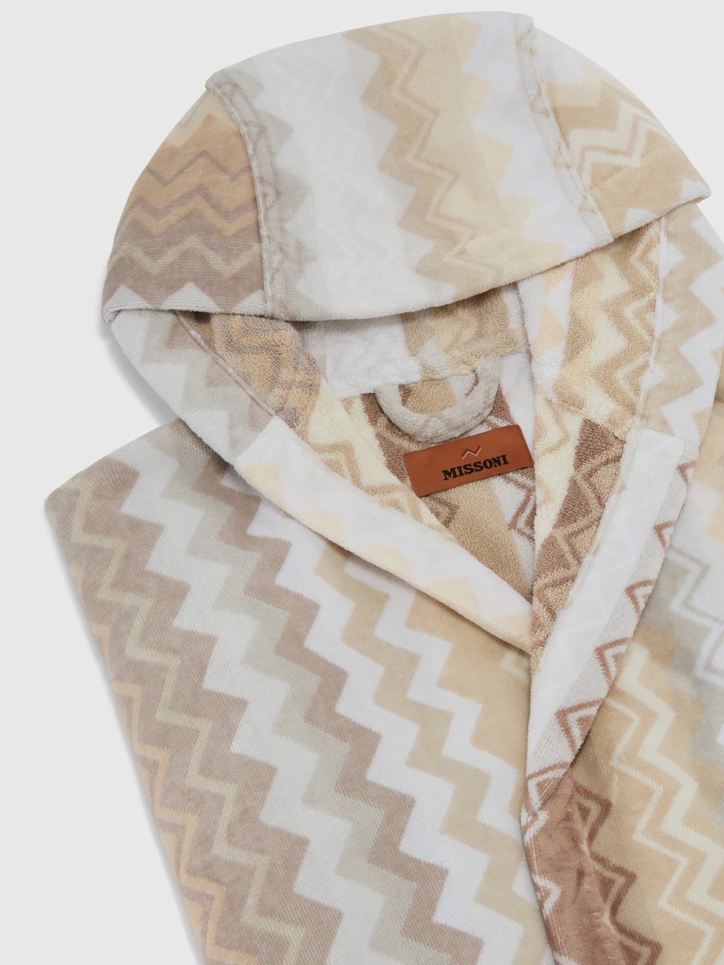 Giacomo Hooded Bathrobe- Neutral
