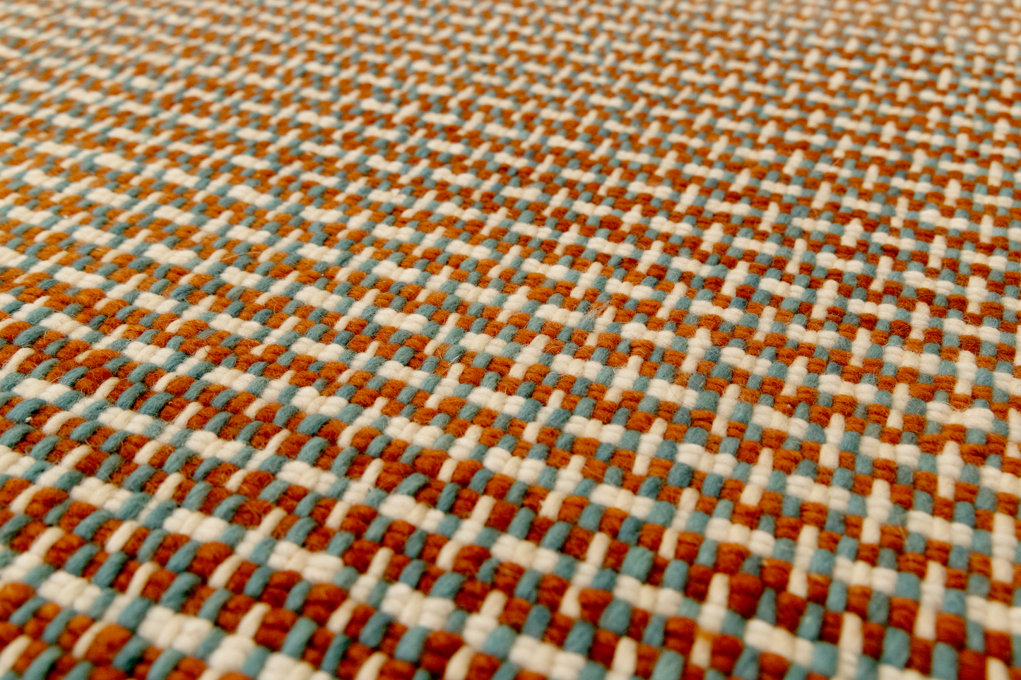 Handwoven Flatweave Wool Rug