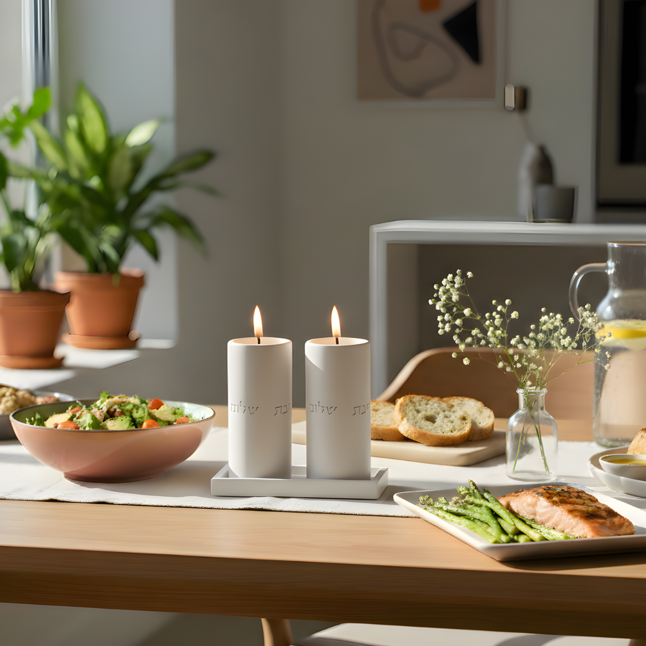 Elegant Concrete Tray with Refined Minimalist Look – Nest Series