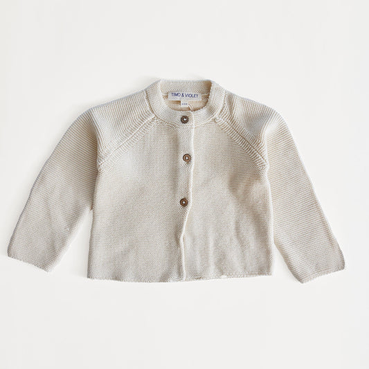 Ivory Knit Cardigan
