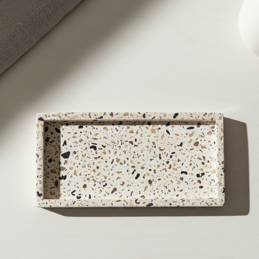 Elegant Concrete Tray with Refined Minimalist Look – Nest Series