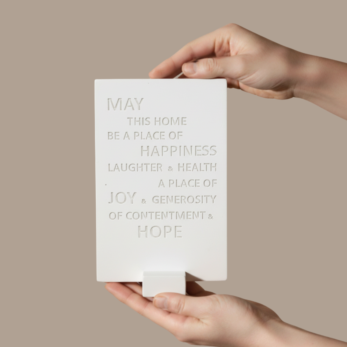 Concrete Shabbat Candle Set & Blessing – Pure Line Series
