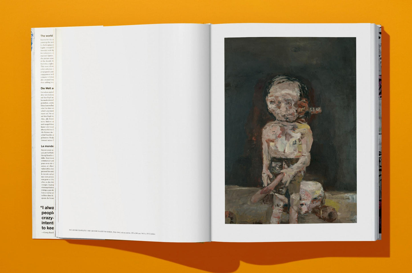 Georg Baselitz (German, French, English)