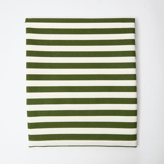 Green Stripe Tablecloth