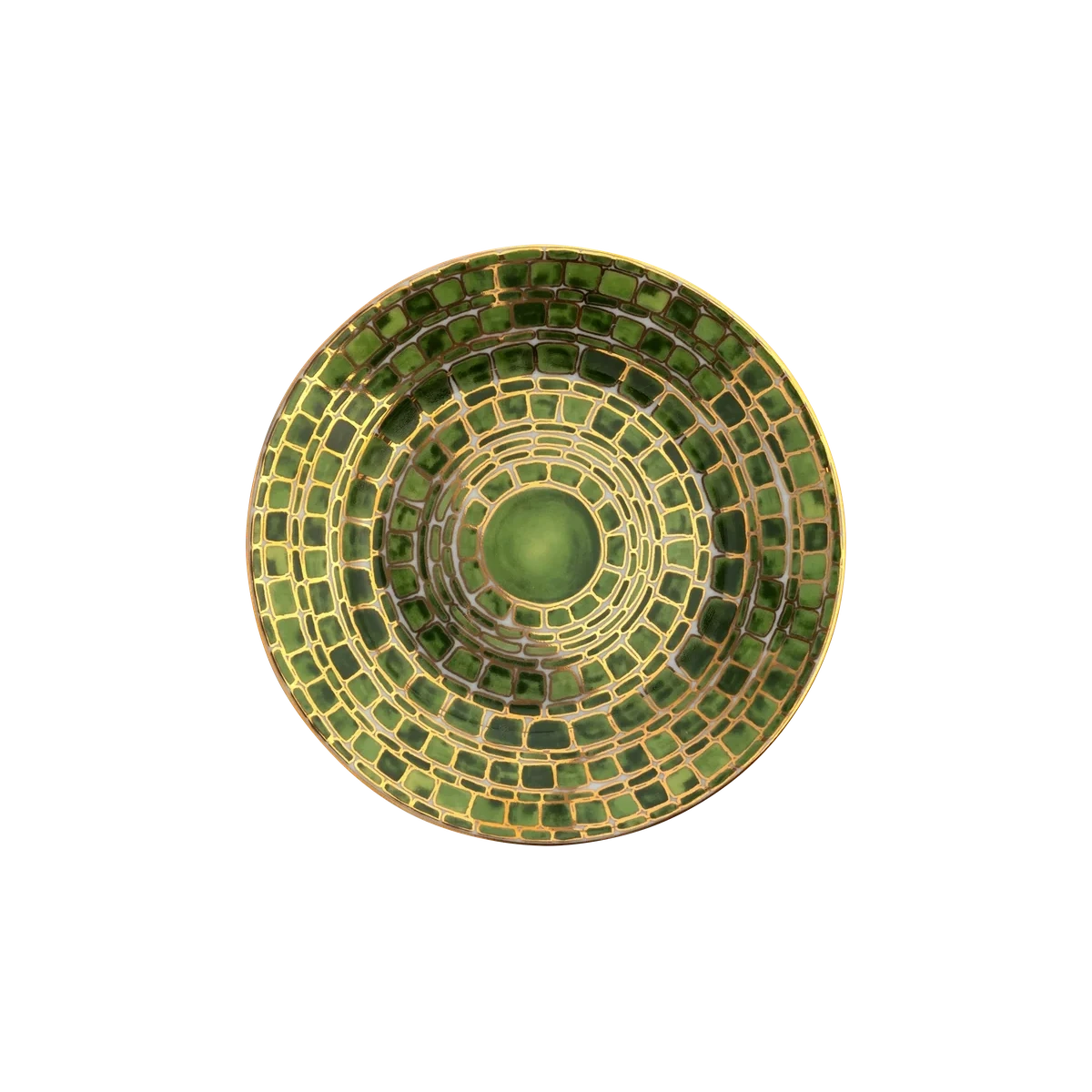 Bread Plate Jade Green