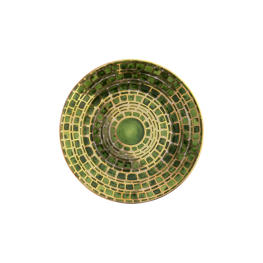 Bread Plate Jade Green