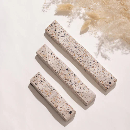 Modern Concrete Mezuzah Judaica for Entryways and Interior Doors – Wave Series