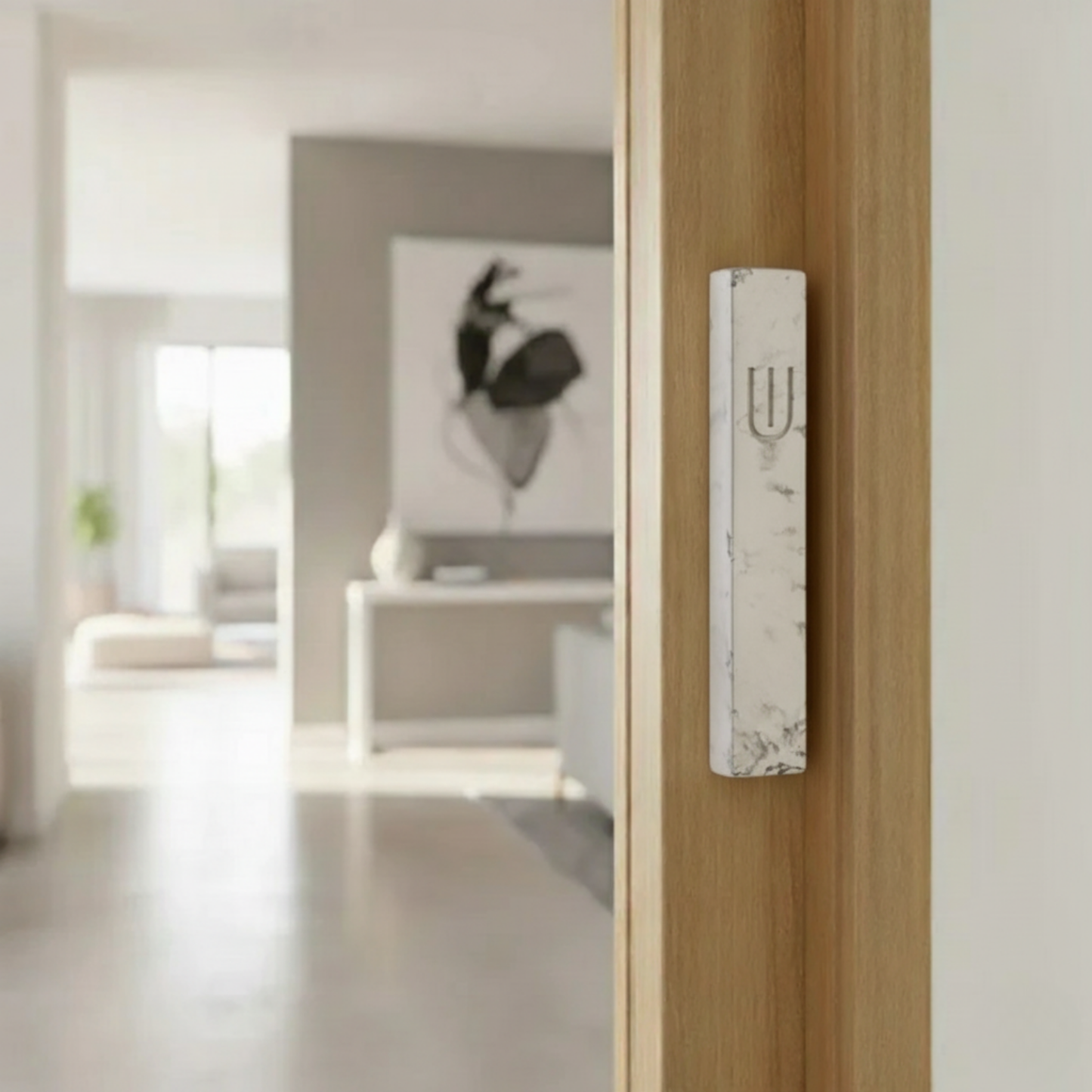 Contemporary Concrete Mezuzah for Modern Entryways – Timeless Collection