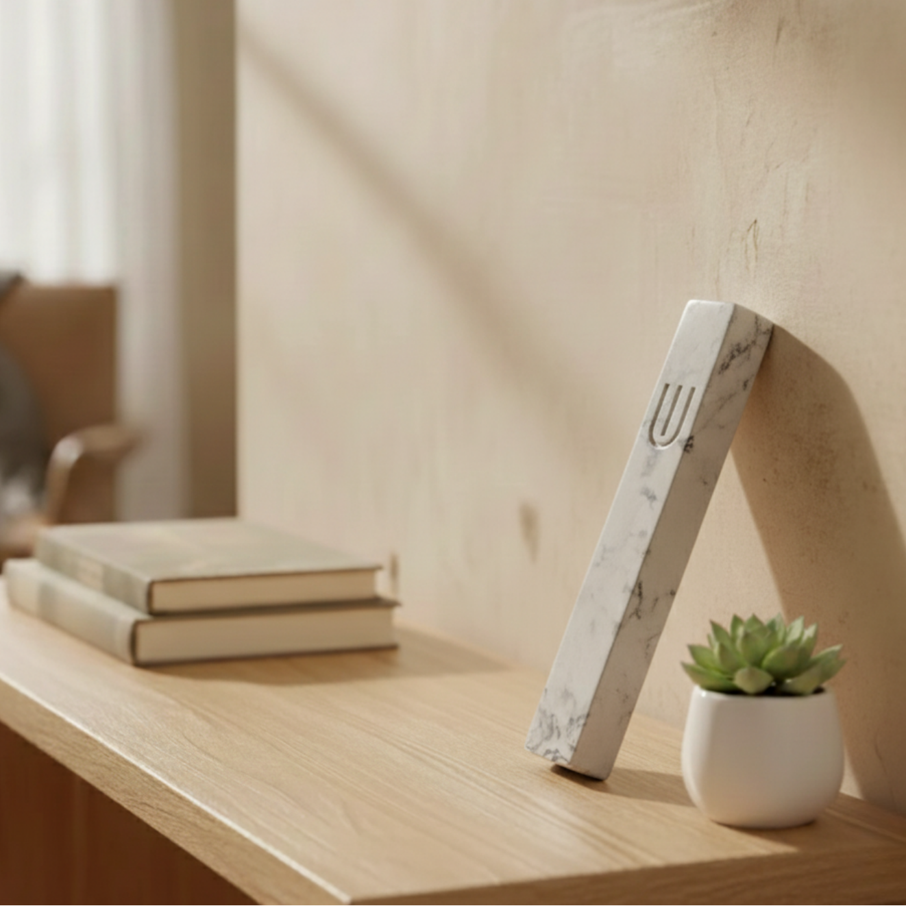 Concrete Mezuzah Case for Modern Jewish Homes – Timeless Series