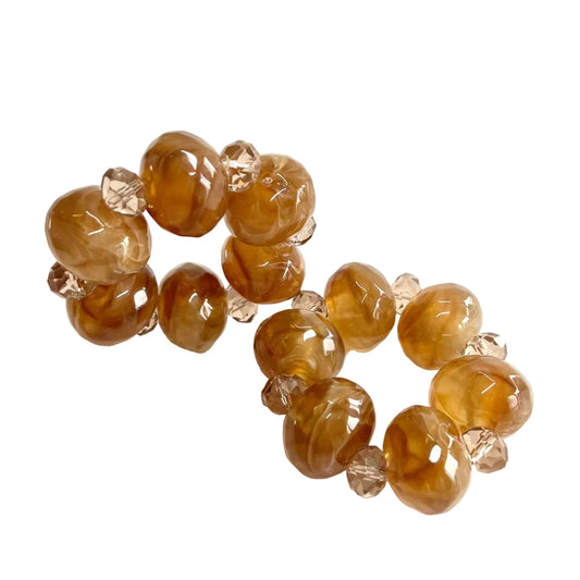Amber Napkin Rings (Set of 2)