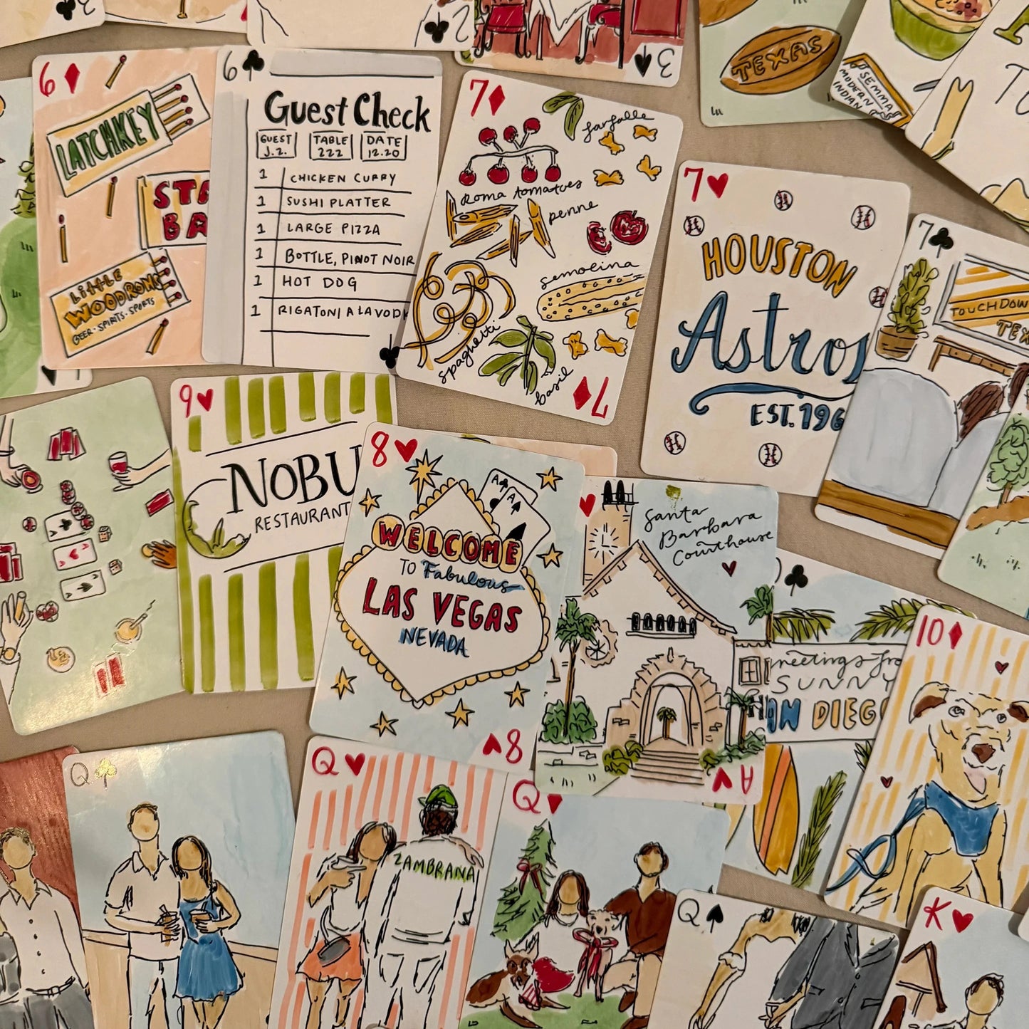 12 CUSTOM PLAYING CARDS