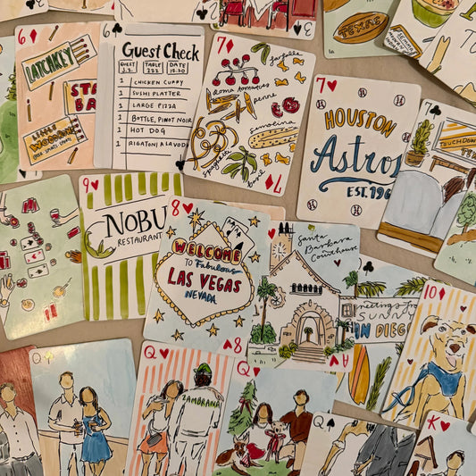 12 CUSTOM PLAYING CARDS