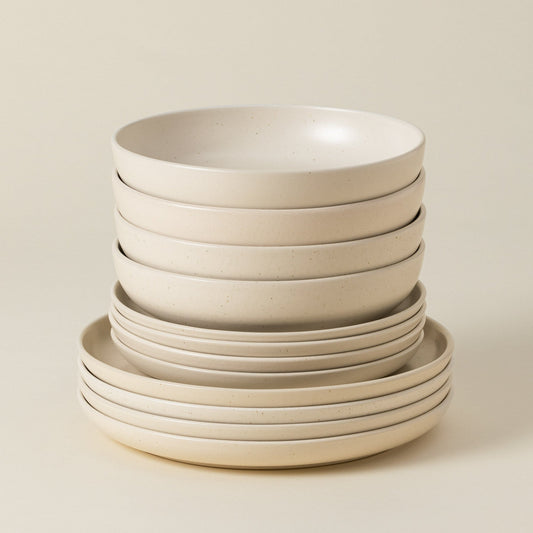 12-Piece Dinnerware Set with Soup/Pasta Bowl Pacifica, Casafina by COSTA NOVA