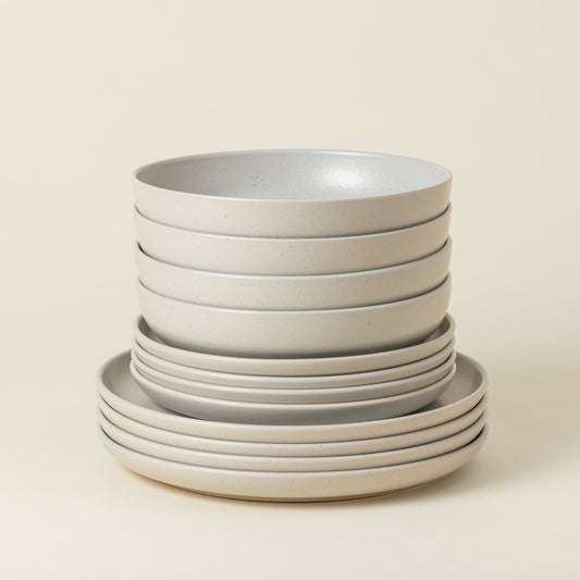 12-Piece Dinnerware Set with Soup/Pasta Bowl Pacifica, Casafina by COSTA NOVA